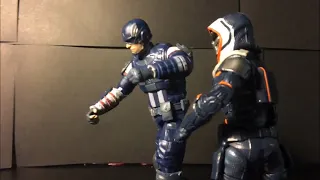 Captain America stop motion series Captain America vs taskmaster