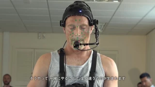 Mads Mikkelsen performance capture in Death Stranding