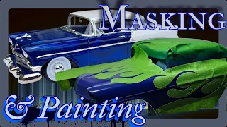 Custom Ghost Flame Painting the Revell 1956 Chevy Del Ray