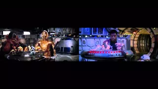 Force Awakens and A New Hope Comparison Side by Side