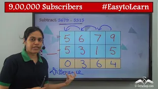 Subtraction of 4 digit numbers without borrowing | Class 3 | CBSE | NCERT | ICSE