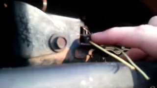 how to open hood from outside when cable breaks