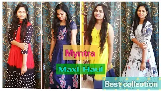 Myntra Maxi dress Haul Best collection