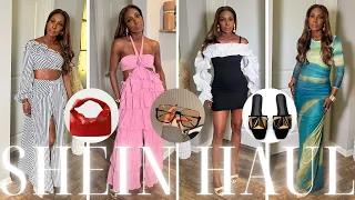 HUGE SHEIN SPRING SUMMER HAUL 2024 | Classy & Vacay Dresses, Shoes, Jewelry & Purses #SHEINforall