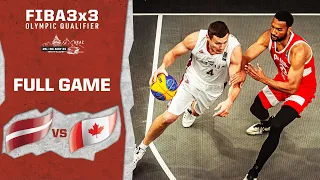 Latvia v Canada | Men's - Full Game | FIBA 3x3 Olympic Qualifier