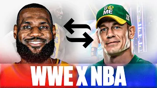 Comparing WWE Wrestlers to NBA Players