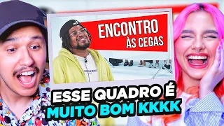 Que QUADRO INCRÍVEL KKKKKK Encontro as cegas com LUCCAS CARLOS | React Aqueles Caras