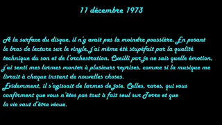 11 décembre 1973 - Journal de Sébastien Massenet