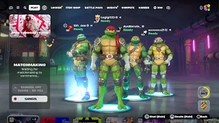 Fortnite Ninja Turtles squad