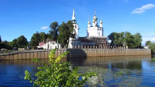 ""КНЯЖИЙ  МОСТ"  через реку Теза  В СЕЛЕ ХОЛУЙ 06.07.2019г