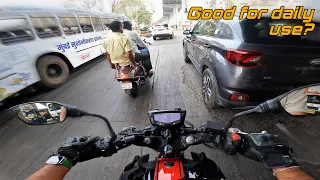 2023 TVS Apache RTR 200 4v - City/Village/Traffic Test