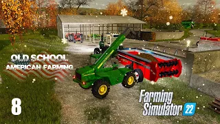 Winter Chores!  Animal Care, Deliveries & Manure Party! The White Farm Series Episode 8 (FS22)