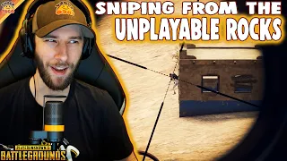 Kar98 Sniping from the Unplayable Rocks ft. Matthias, HollywoodBob, & OG Pickle - chocoTaco PUBG