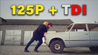 Wsadziłem 1.9 TDI do Fiata 125p - Polski Polski Fiat #18