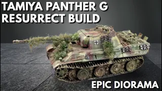 TAMIYA PANTHER G RESURRECT BUILD "EPIC" ARDENNES DIORAMA [How To]