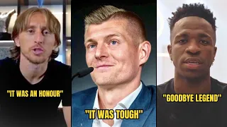 🥺 Real Madrid Players Emotional Message & Reaction to Toni Kroos Retirement from World Football