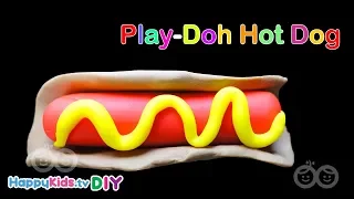 Play Doh Hot Dog | PlayDough Crafts | Kid's Crafts and Activities | Happykids DIY