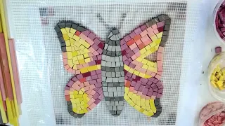 Time-Lapse Butterfly Mosaic Art