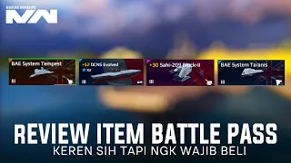 Full Review Item Battle Pass Bulan Juli Modern Warships