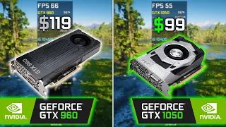 GTX 960 vs GTX 1050 - Test in 6 Games