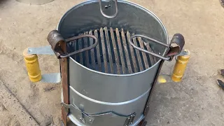 How to make smokeless coal stove | Amazing and unique design of stove|