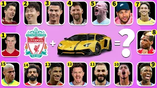 (Part1) Guess the Car ,Club, and Song of Famous Football Players|Ronaldo, Messi, Neymar, Haaland