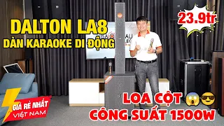 Loa Cột Di động Dalton LA8, Bass 50cm, Công suất 1500W Siêu Khủng