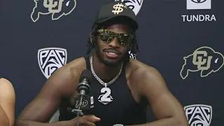 Postgame Interview: Shedeur Sanders and Shilo Sanders after Colorado's 2OT victory over Colorado St.