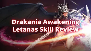 Letanas Skill Review - Drakania Awakening - Black Desert Mobile Kr