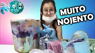 MISTUREI TODAS AS MINHAS SLIMES VELHAS E ESTRAGADAS | Mafer