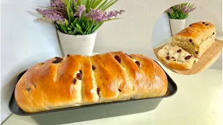 How to make soft and fluffy Raisin Bread/Easy Recipe