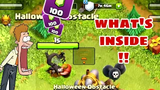 WHAT'S INSIDE NEW HALLOWEEN OBSTACLE IN CLASH OF CLANS !! CoC New Update 2019