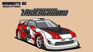 First Car in NFS Underground, How to draw honda integra Underground