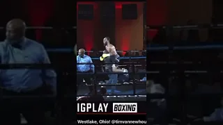 Boxer Roy Barringer With The KO