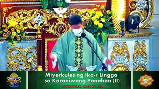 MIYERKULES, MAYO 22, 2024 ( 6:30AM HOLY MASS )