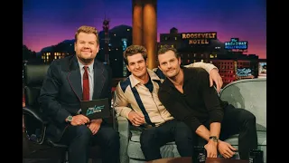 Old pals Jamie Dornan and Andrew Garfield put their friendship to the test on Thursday's "Late Late