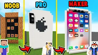 MINECRAFT - IPHONE CHALLENGE | NOOB vs PRO vs HAKER | Vito vs Bella