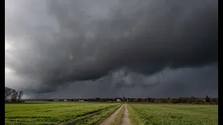 STARKE SCHNEEGEWITTER mit Graupel & heftiger Schneefall / Sturm / Heavy Snow Squall / WINTERGEWITTER