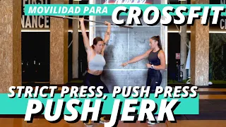 CROSSFIT: MOVILIDAD Y TÉCNICA PARA PUSH JERK, PUSH PRESS | DÍA 2 CHALLENGE DE MOVILIDAD PHYSIOWODS