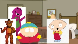 Stewie griffin invites people over and gets grounded