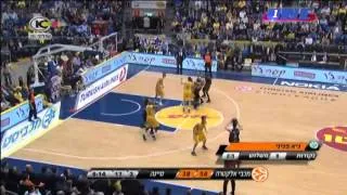 Highlights: Maccabi Electra Tel Aviv VS Montepaschi Siena 92:61 Euroleague Top 16 2012/13