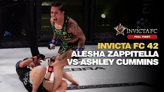 Full Fight | Alesha Zappitella challenges Ashley Cummins for vacant title | Invicta FC 42