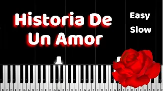 Historia De Un Amor piano - Guadalupe Pineda - Easy Slow Piano Tutorial