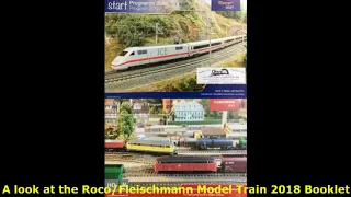 The 250th video on my channel: A look at the Roco/Fleischmann Model Train 2018 Booklet