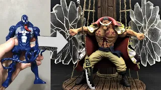 TRANSFORMANDO BONECO DE CAMELÔ NO BARBA BRANCA (ONE PIECE) - TOY MAKEOVER - Buraco Nerd