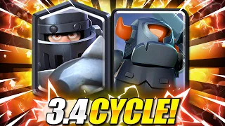 IMPOSSIBLE TO DEFEND THIS! Mega Knight + Mini Pekka Cycle is INSANE!! Clash Royale Mega Knight Deck