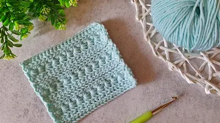 My love! NEW! Nobody knows about this crochet stitch! Free crochet pattern. Crochet