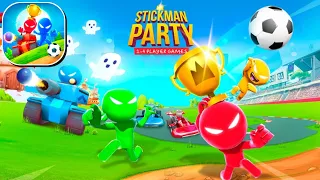 Stickman Party 2 3 4 MiniGames - Satisfying Mobile Games iOS,Android - NEW APK GAMES UPDATE