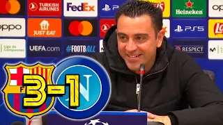 RUEDA PRENSA XAVI: FC BARCELONA 3-1 SSC NAPOLI