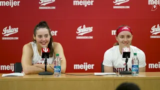 IUWBB Players Postgame vs. Northwood